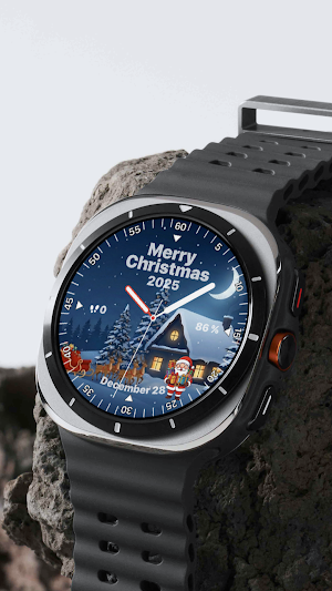 Christmas Glow Watch Face Screenshot 2