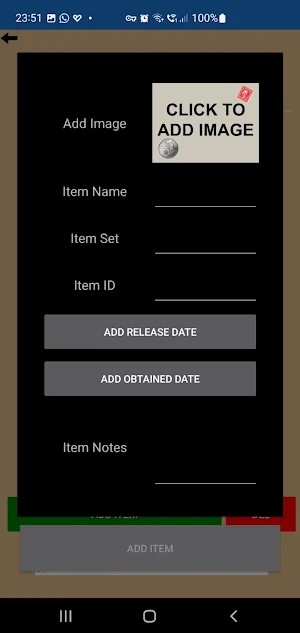 My Collections Tracker Screenshot 1