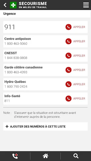 Secourisme - Milieu de travail Screenshot 1