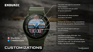 Enduric : Hybrid Watch Face Screenshot 2