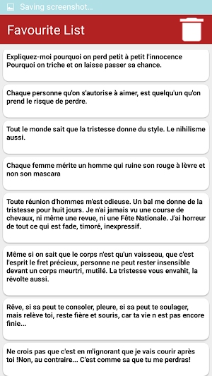 Citations Triste & Proverbes Screenshot 1
