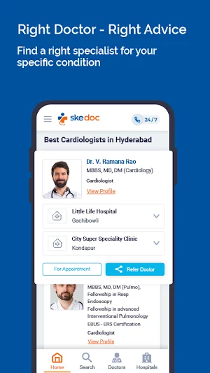 Skedoc: Doctor Appointment App Screenshot 1