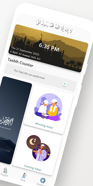 PrayerPal: Tasbih & Azkar Screenshot 1