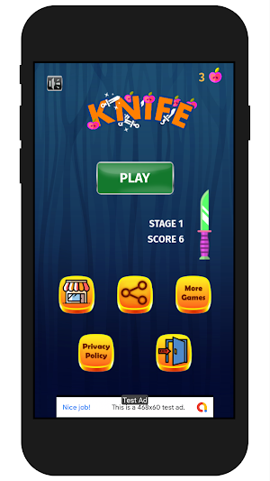 Knife Throw Game Screenshot 0