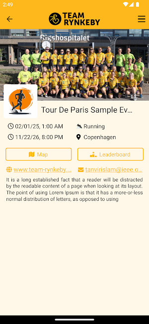 Tour De Paris GPS Tracking Screenshot 0