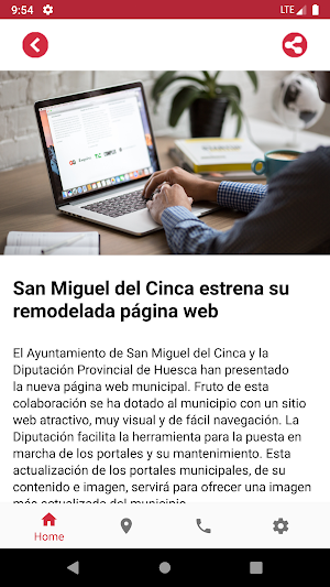Ayto de San Miguel del Cinca Screenshot 2