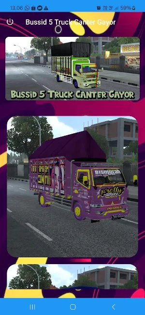 Bussid 5 Truck Canter Gayor Screenshot 0