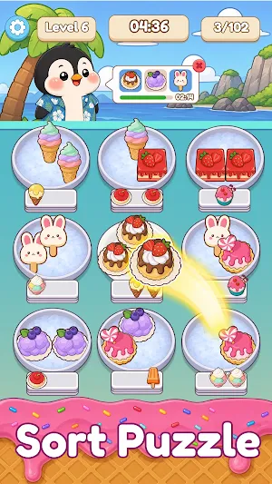 Ice Cream Shop: Food Sort Screenshot 0