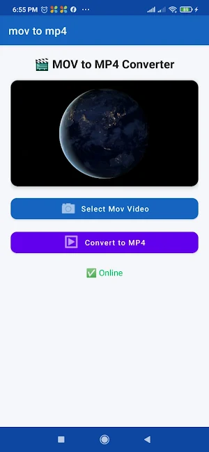 mov to mp4 converter Screenshot 2