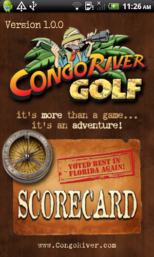 Congo River Golf Scorecard App Screenshot 0
