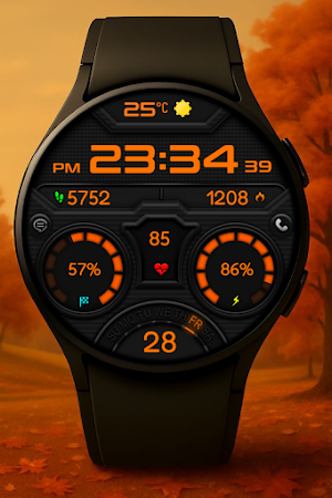 TurboTick Digital watch face Screenshot 1