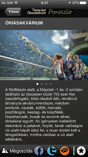 Tisza-tavi Ökocentrum GUIDE@HAND Screenshot 3