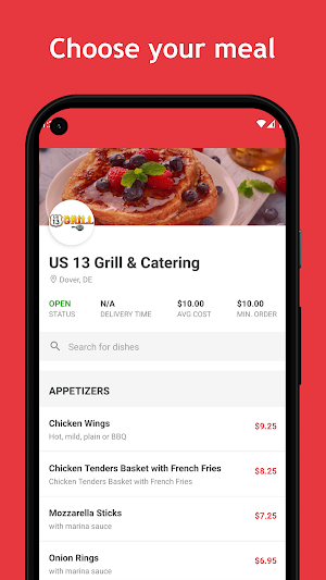 US 13 Grill Screenshot 0