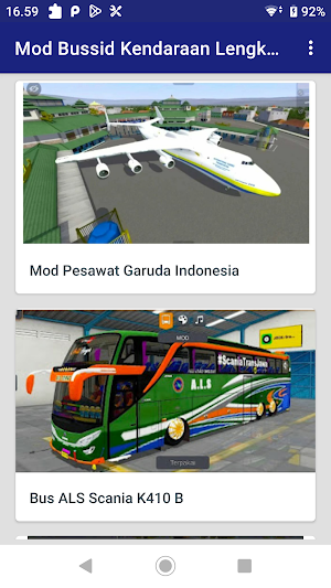 Mod Bussid Kendaraan Lengkap Screenshot 1