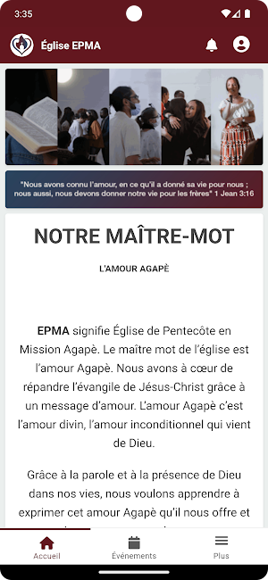 Eglise EPMA Screenshot 1