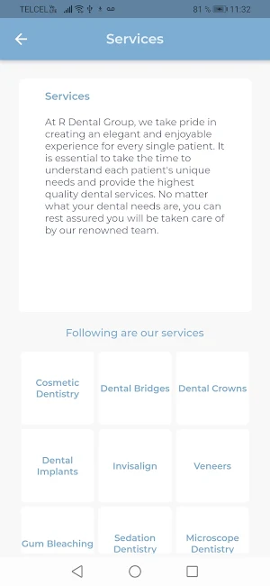 R Dental Group Screenshot 2