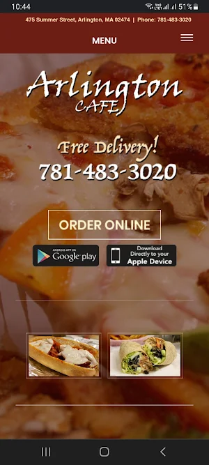 Arlington Cafe Screenshot 1