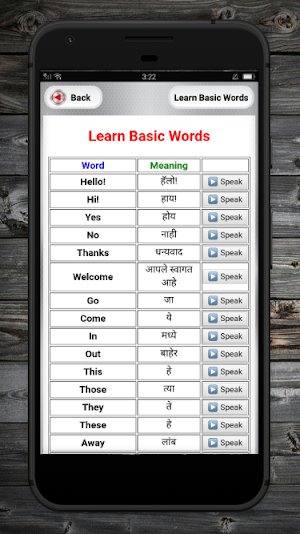 Marathi to English Speaking Course Screenshot 1