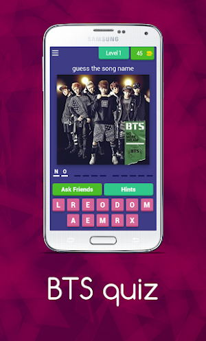 BTS quiz Screenshot 0