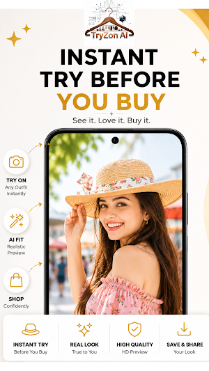 TryZon AI - Virtual Try-On Screenshot 1