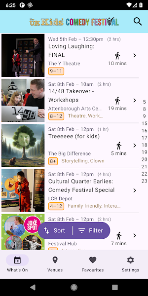 UK Kids' Comedy Festival Screenshot 0