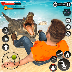 Hungry Crocodile Animal Games Screenshot 0