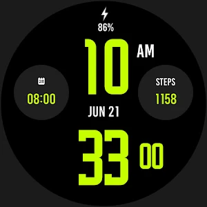 Hero Green Watch Face Screenshot 3