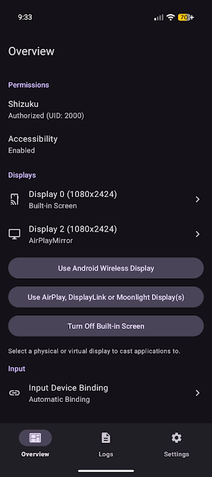 Display Manager for Android Screenshot 0