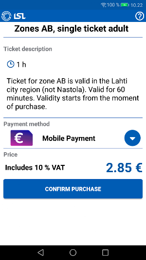 Lahti Public Transport Screenshot 3