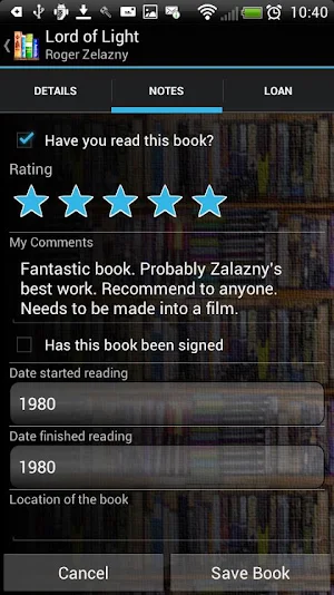 Book Catalogue Screenshot 3