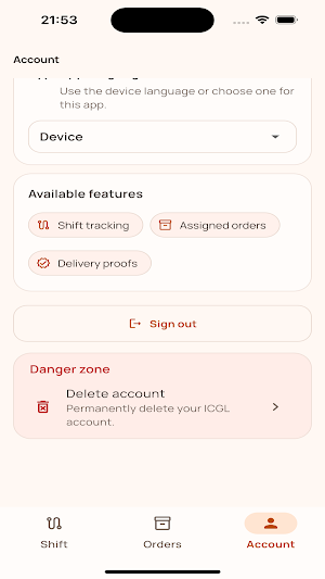 ICGL mobile Screenshot 1