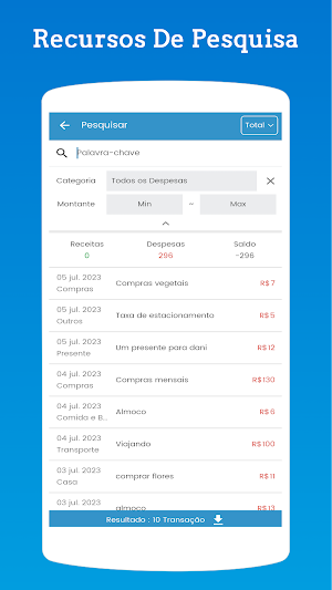 Contrôle Financeiro Screenshot 2