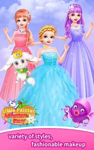 Little Painter Dress Up Story Screenshot 0