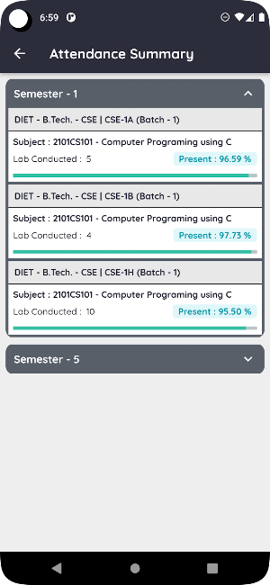 GNUMS For Faculty Screenshot 2