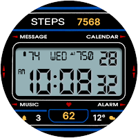 Retro watch face