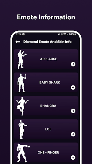 Diamond Emote And Skin Screenshot 1
