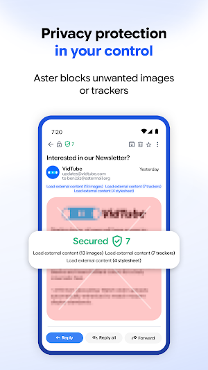 Aster Mail: Encrypted Email Screenshot 3