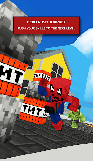 Spider Hero Brand Day Run Screenshot 1