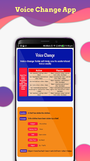 passive voice converter Screenshot 2