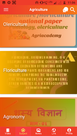 Agriculture Notes, Videos, Links, Chat Screenshot 1