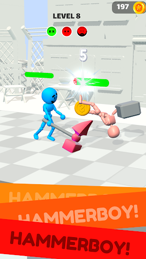Ragdoll Hammerboy! Screenshot 2