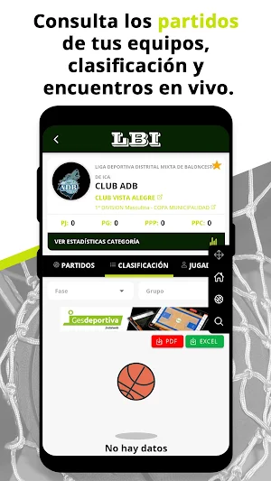 Basket Perú Screenshot 2