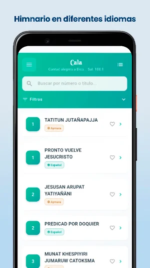 Himnarios App Screenshot 1