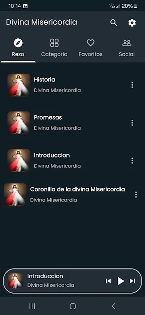 Divina Misericordia: Audio Screenshot 1