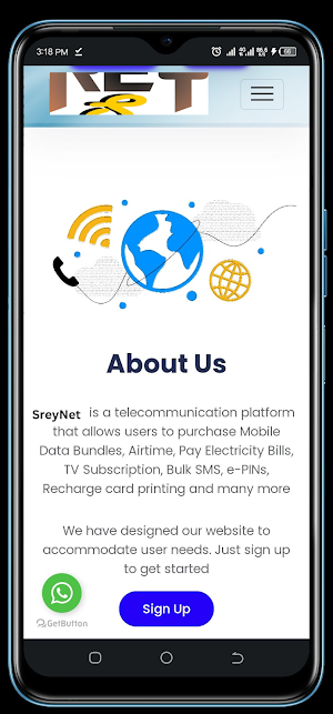 SreyNet Data App Screenshot 3