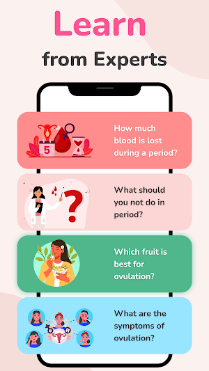 Period Tracker and Calendar Screenshot 3