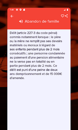 Lexique juridique Screenshot 2