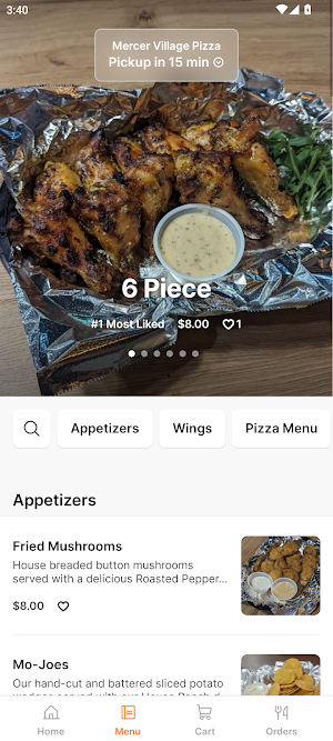 Mercer Village Pizza Screenshot 1