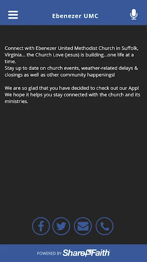 Ebenezer UMC Screenshot 2
