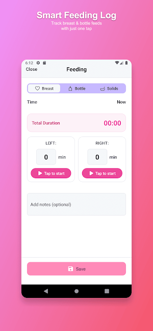 Easy Baby Tracker Screenshot 3